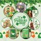 48 Sheets St. Patrick's Day Make a Face Stickers, Saint Patrick's Gnomes and Animals Crafts Stickers for Kids, Classroom Gifts and Party Favors Supplies